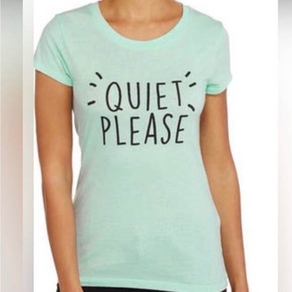 Wound Up Mint Green Graphic Short Sleeve Tee Juniors Size XL - Picture 1 of 4
